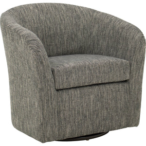 Front right view of Tub Charcoal Swivel Chair