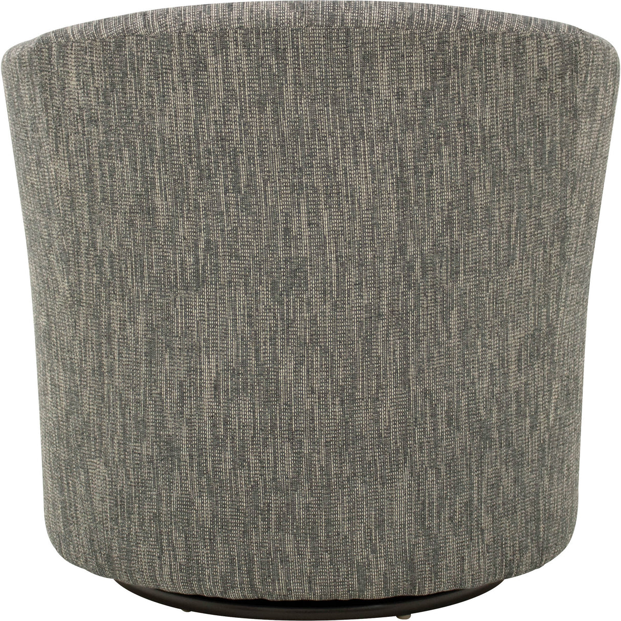 Back view of Tub Charcoal Swivel Chair