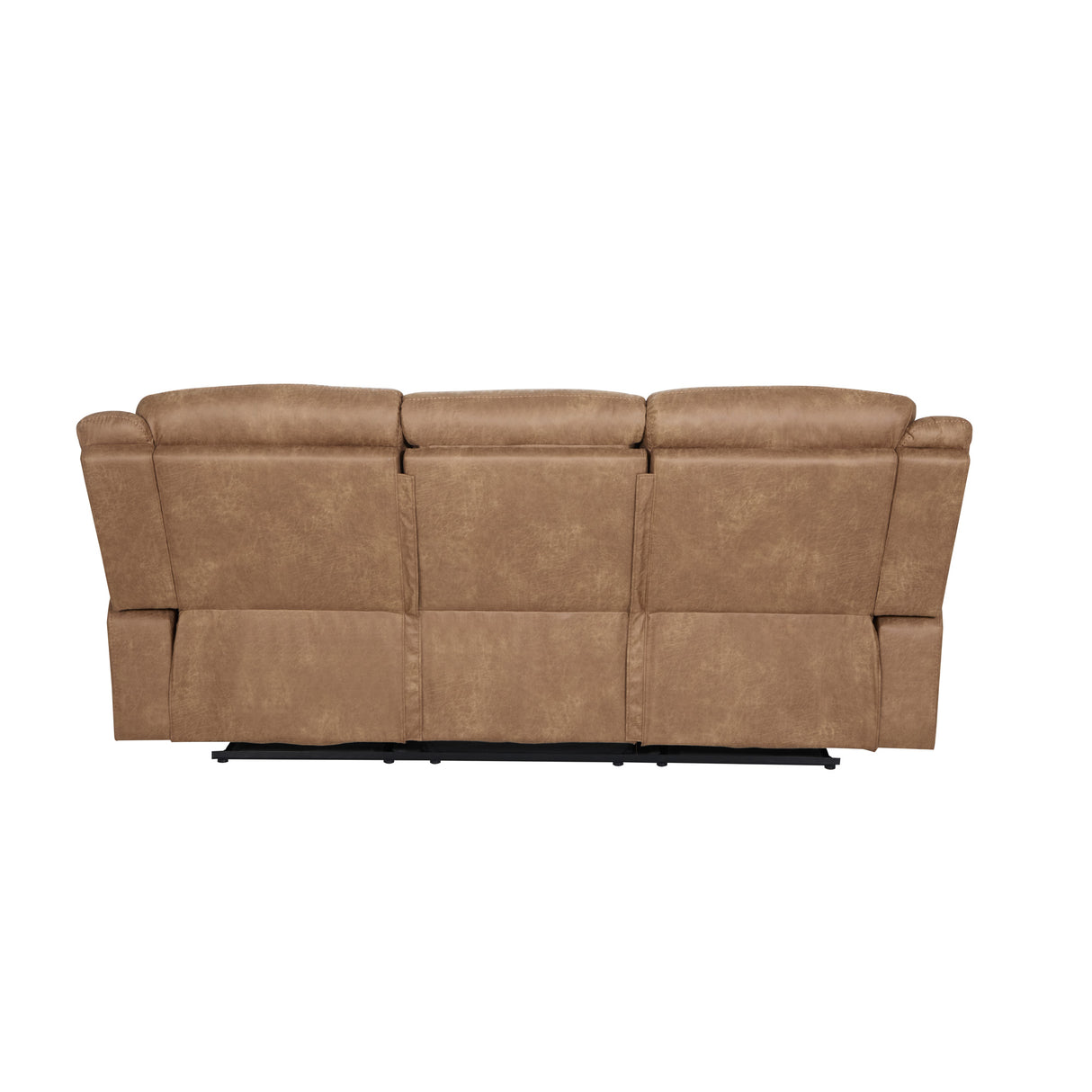 Back view of Remy Brown Reclining Sofa