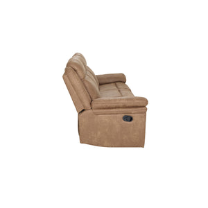 Side view of Remy Brown Reclining Sofa