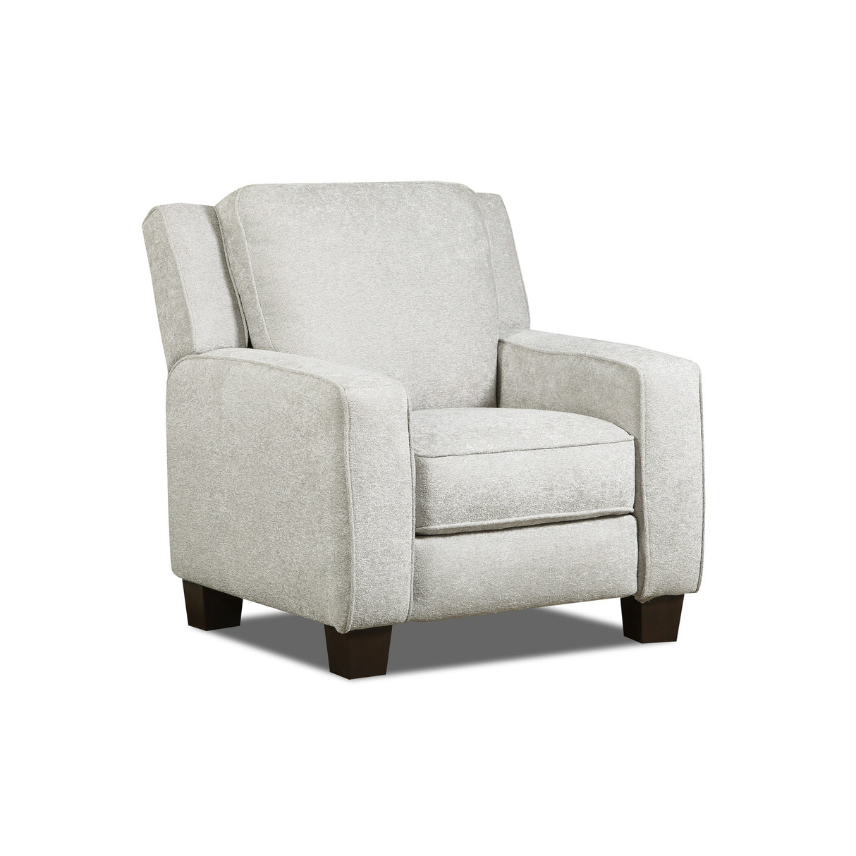 Front right view of Primrose Hill Silver Power Recliner