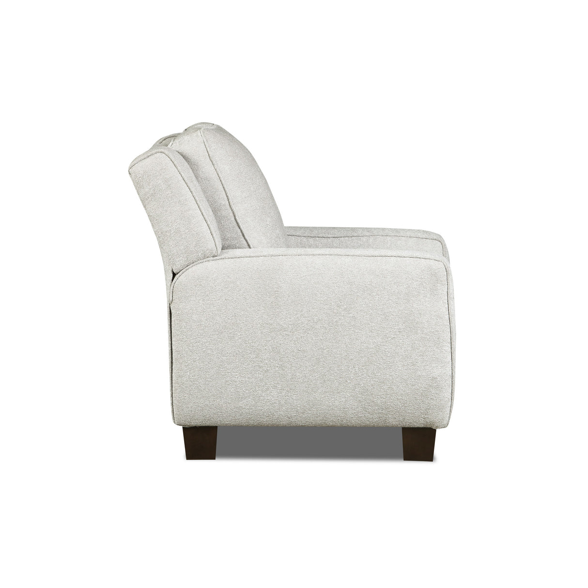 Side view of Primrose Hill Silver Power Recliner