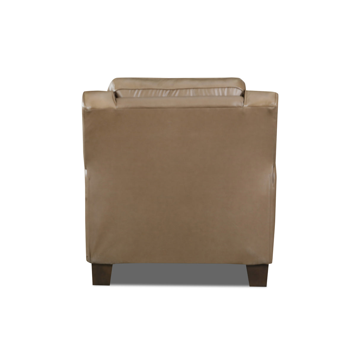 Back view of Primrose Hill Toast Leather Recliner