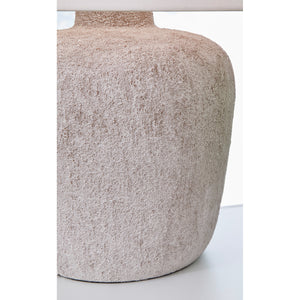 Detail view of Danry Distressed Cream Table Lamp