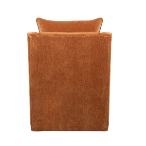 Back view of Aubrey Sienna Swivel Chair