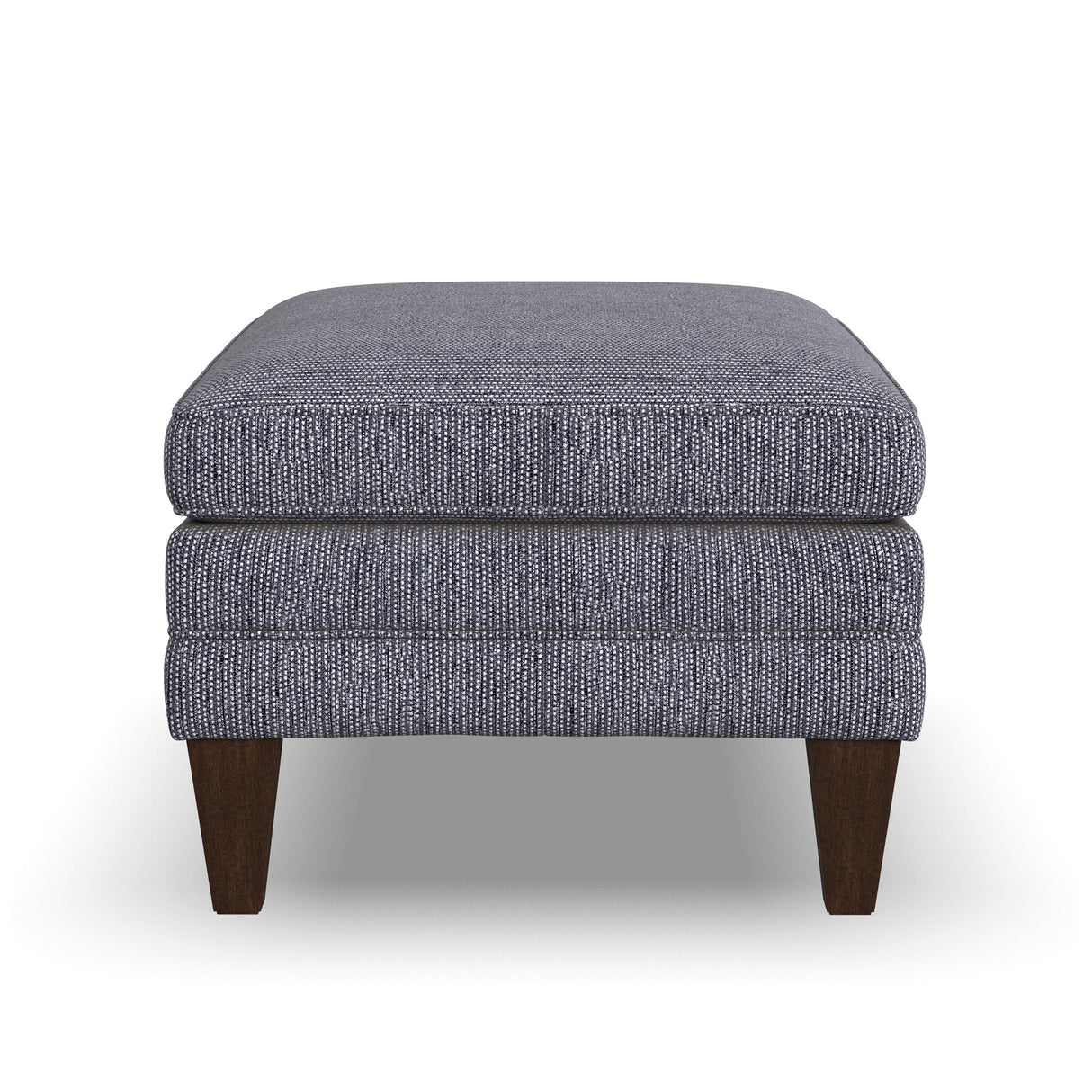 Side view of Eleanora Blue Ottoman