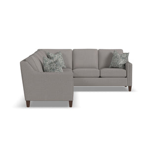 Front right view of Finley Timber 2 Piece Left Sofa Sectional