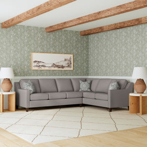 A room setting featuring Finley Timber 2 Piece Left Sofa Sectional