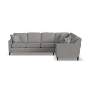 Side view of Finley Timber 2 Piece Left Sofa Sectional