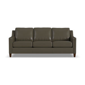 Finley Dark Brown Leather Sofa QK1103788