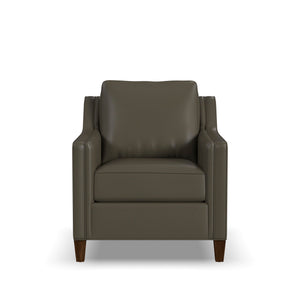Finley Dark Brown Leather Chair QK1103790