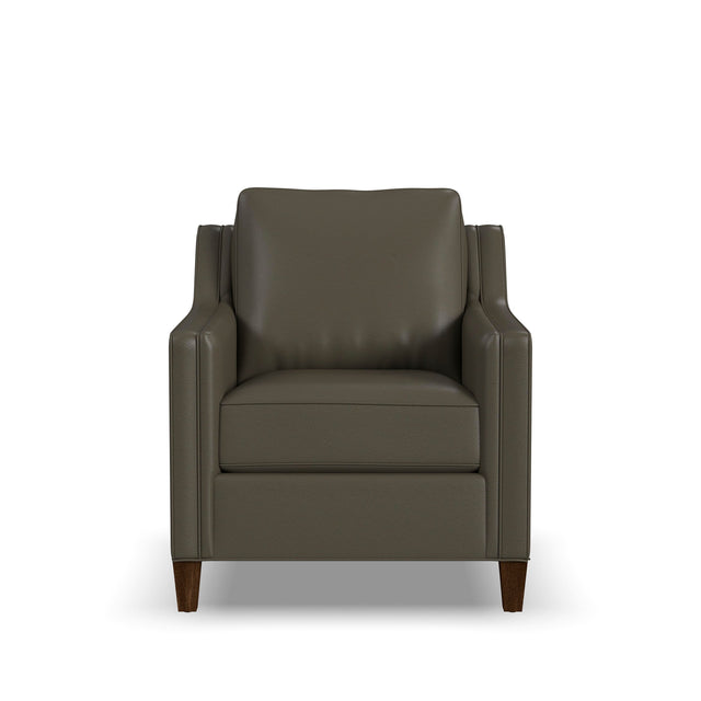 Finley Dark Brown Leather Chair QK1103790