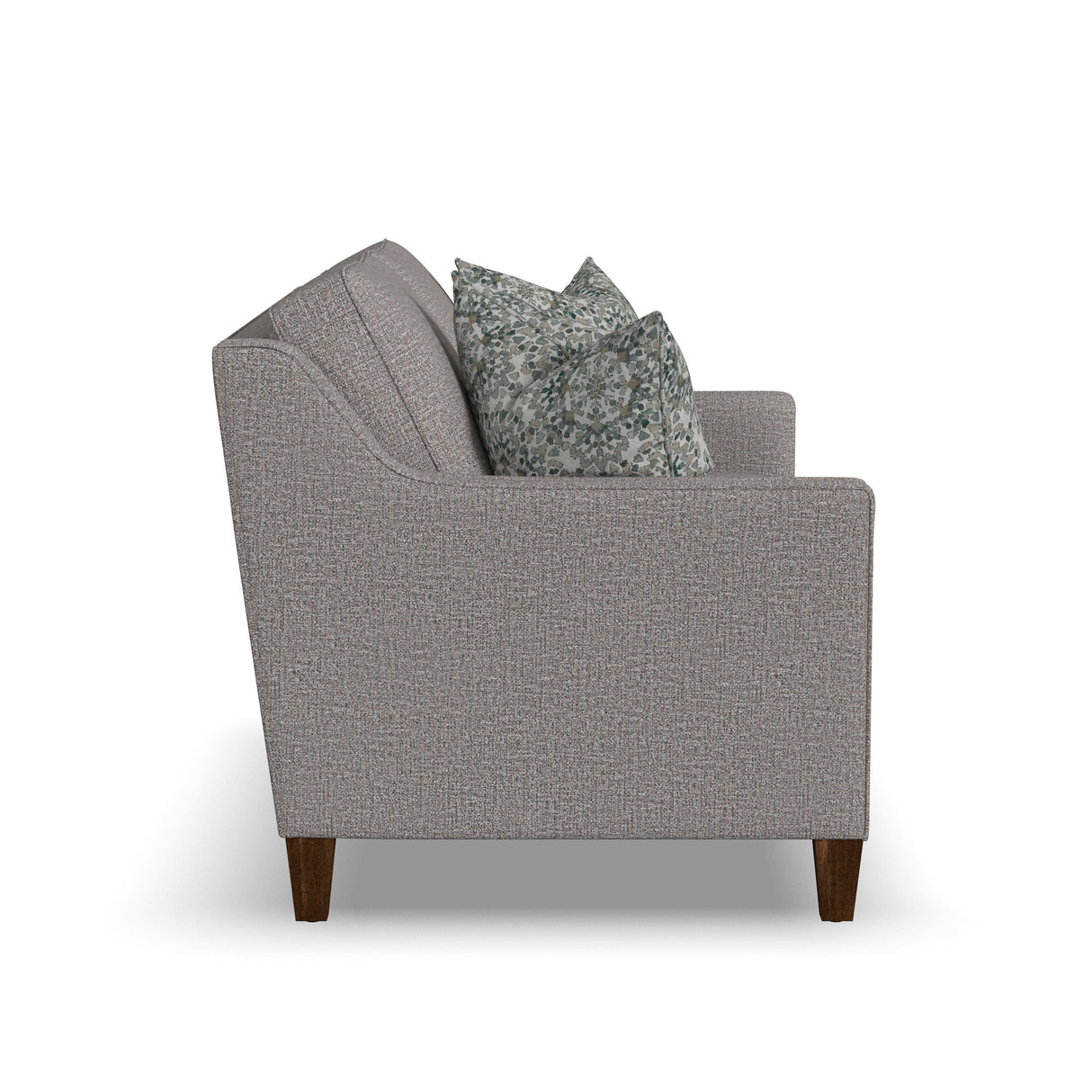 Side view of Finley Timber Loveseat