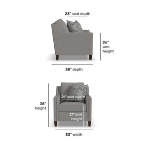 Detail view of Finley Timber Chair