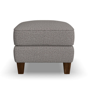 Side view of Finley Timber Ottoman