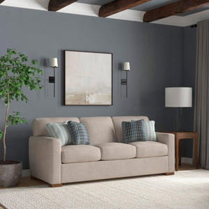 A room setting featuring Bryant Shell Sofa