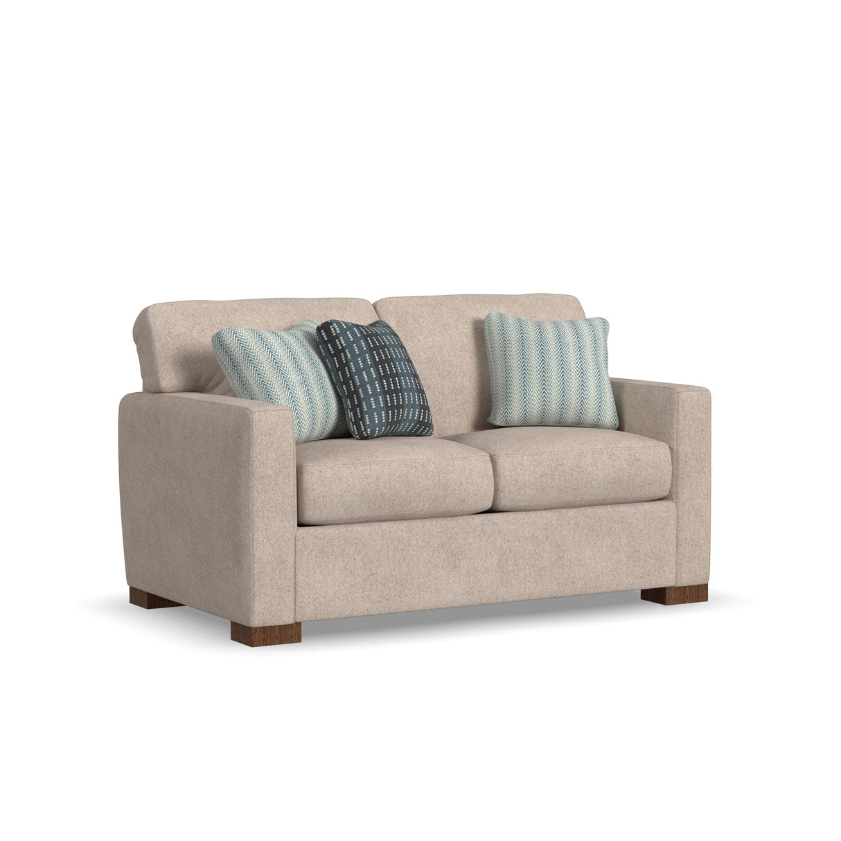 Front right view of Bryant Shell Loveseat