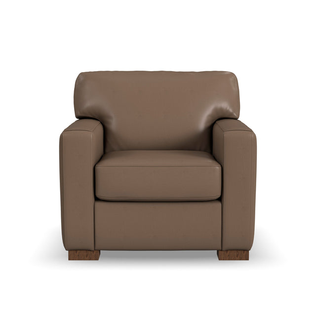 Bryant Dark Stone Leather Chair QK1103824