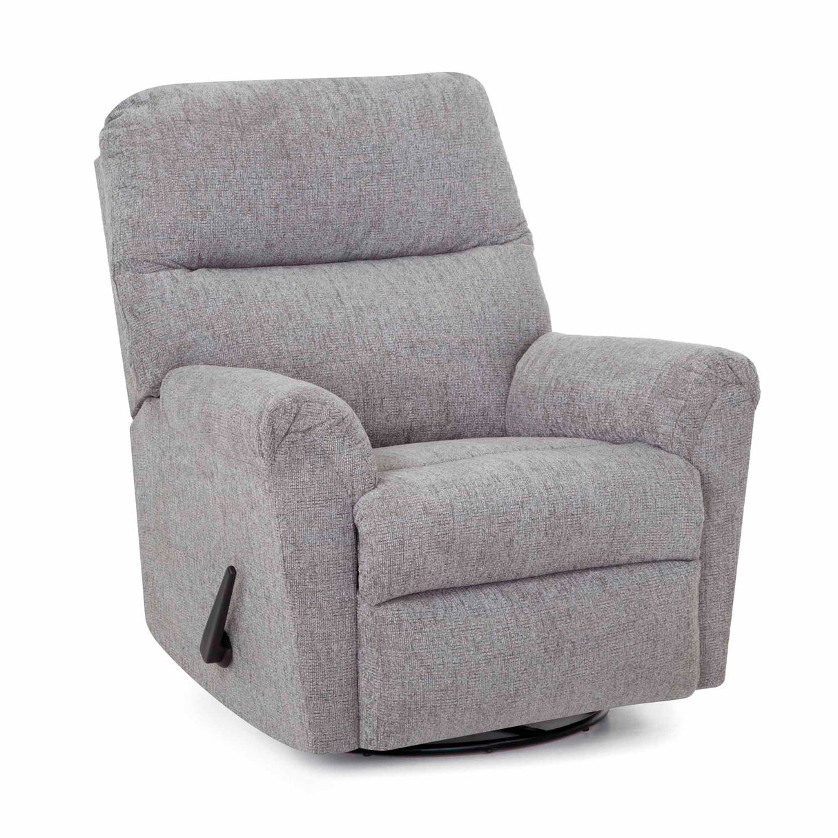 Front right view of Kensington Ash Swivel Rocking Recliner
