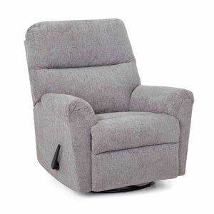 Front right view of Kensington Ash Swivel Rocking Recliner