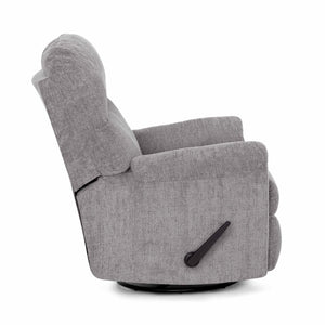 Side view of Kensington Ash Swivel Rocking Recliner