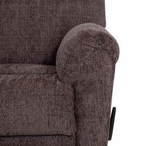 Detail view 2 of Kensington Mocha Swivel Rocking Recliner