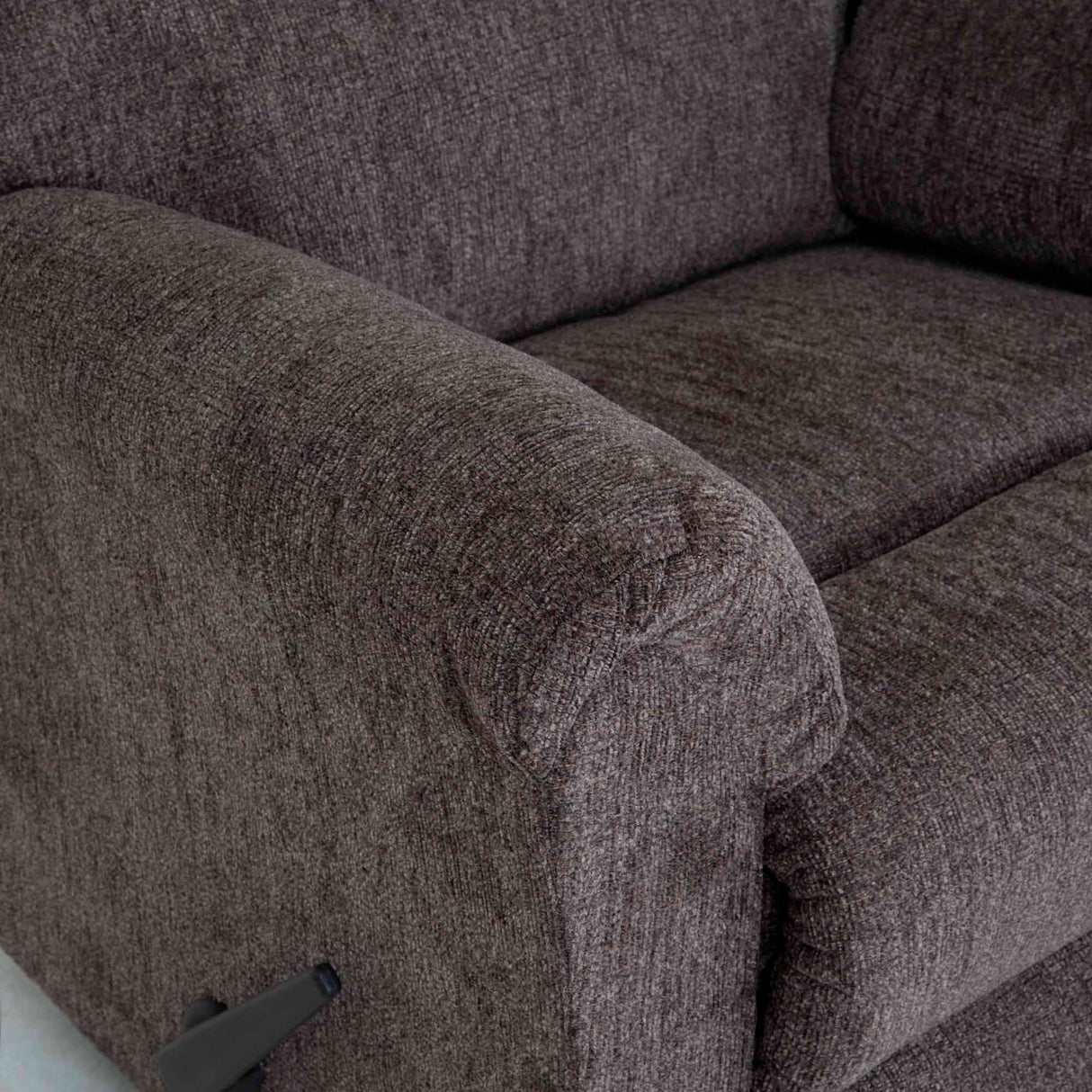 Detail view 3 of Kensington Mocha Swivel Rocking Recliner