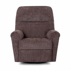Kensington Mocha Swivel Rocking Recliner QK1103846