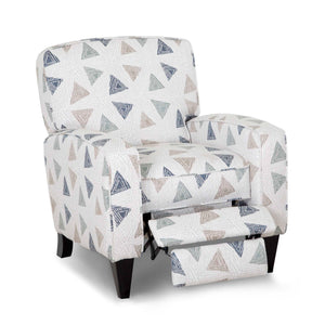 Extended view of Elsa Indigo High Leg Recliner