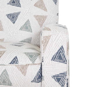 Detail view of Elsa Indigo High Leg Recliner