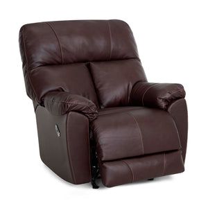 Extended view of Kodiak Coffee Leather Power Rock Recliner