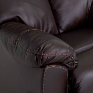 Detail view 3 of Kodiak Coffee Leather Power Rock Recliner