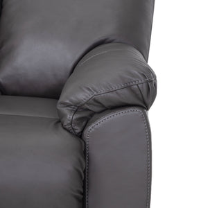 Detail view 2 of Kodiak Iron Leather Rocking Recliner