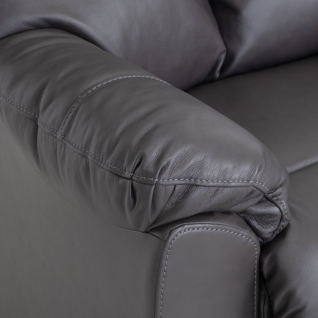 Detail view 3 of Kodiak Iron Leather Rocking Recliner