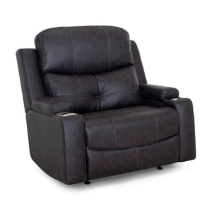 Front right view of Sultan Storm Power Oversized Rock Recliner