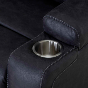 Detail view 2 of Sultan Storm Power Oversized Rocker Recliner