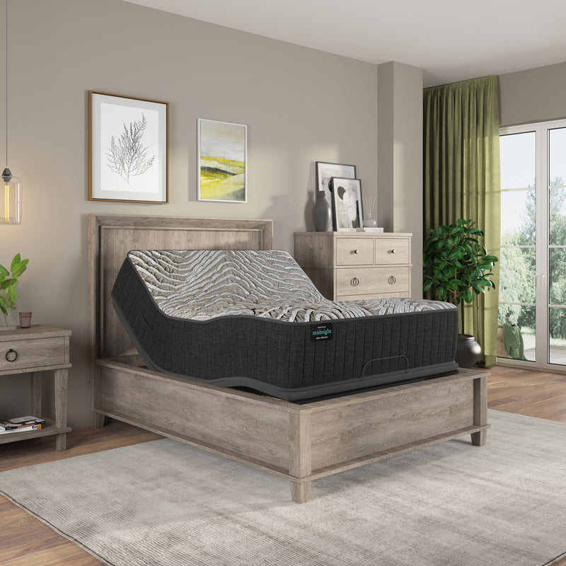 Room setting 2 featuring Slumberland Midnight Select Medium Tight Top Full Mattress