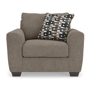 Triston-Peaks Suede Chair and a Half QK1104065