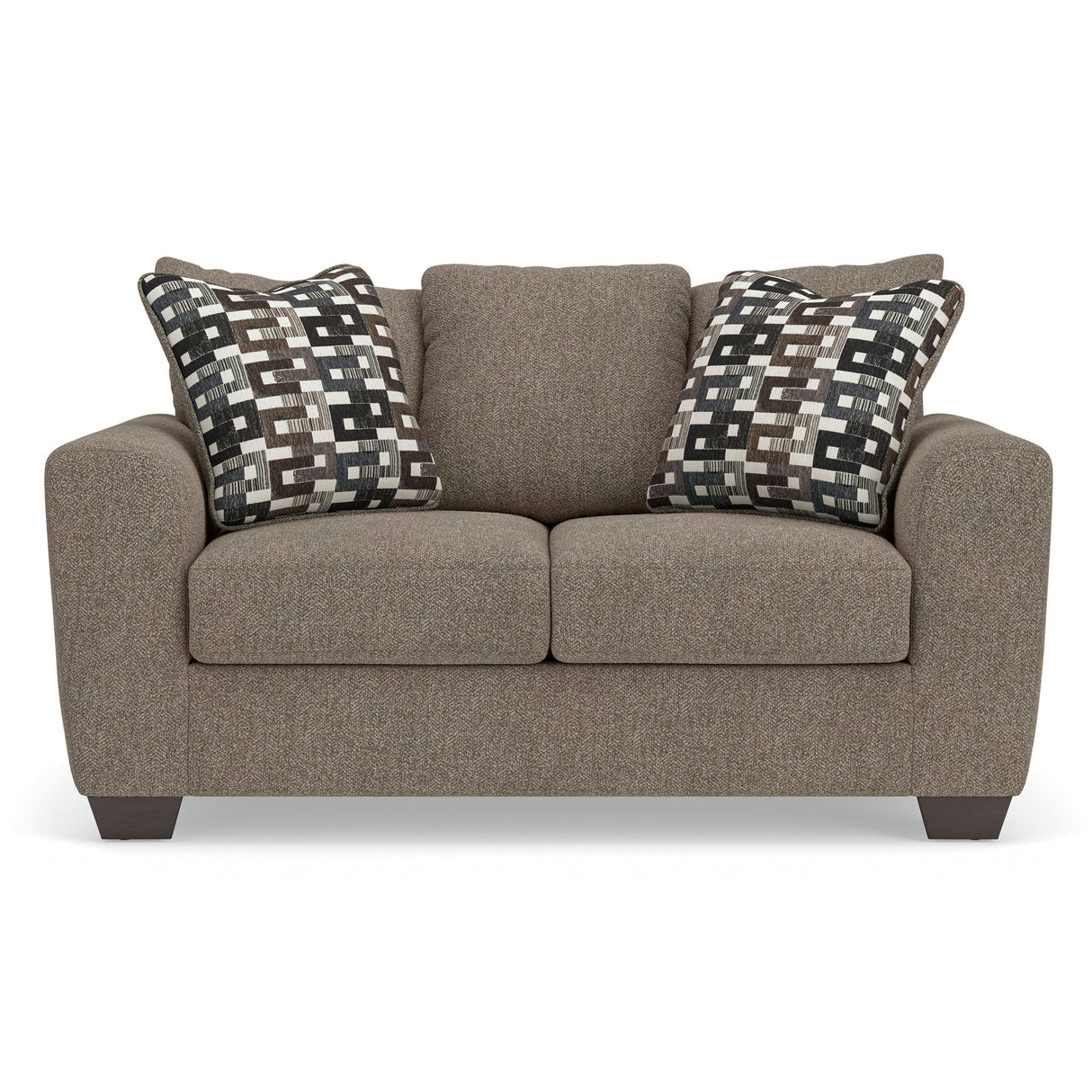 Triston-Peaks Suede Loveseat QK1104066