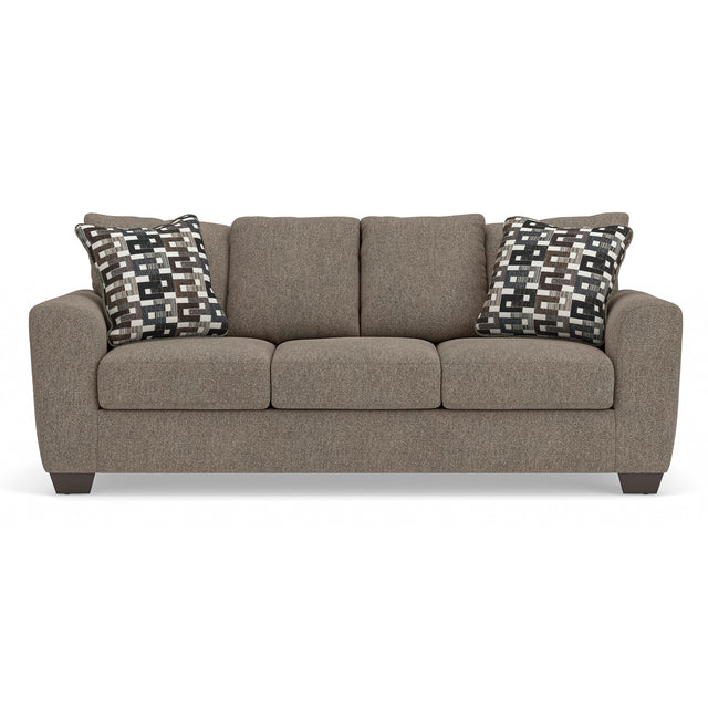Triston-Peaks Suede Sofa QK1104067