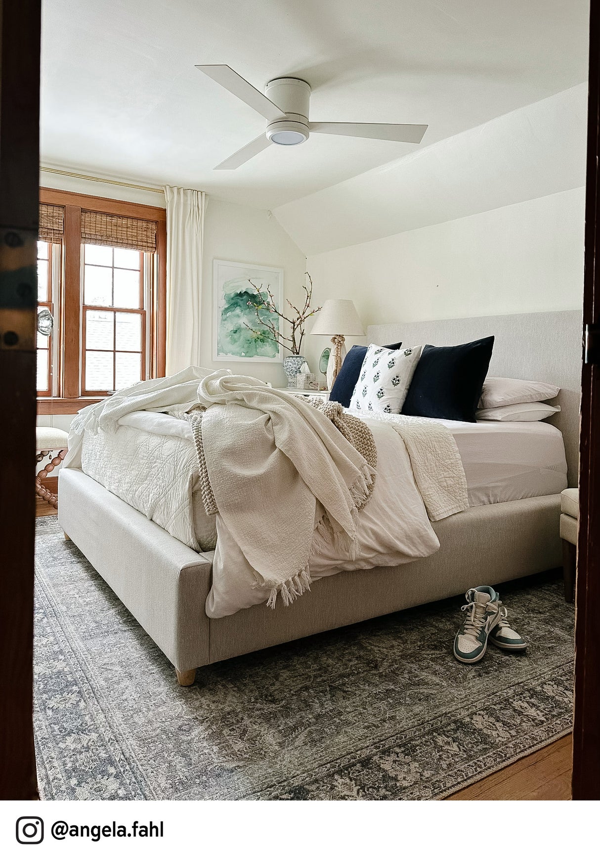 Room setting 2 featuring Queen Ivory Olivia Bed