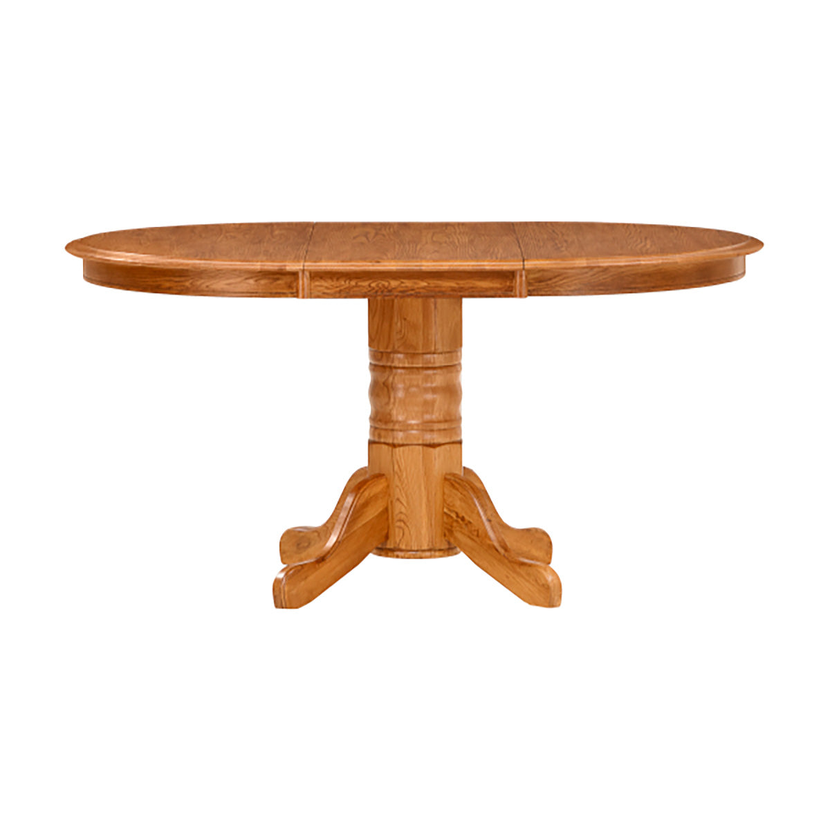 Jefferson Chestnut Pedestal Dining Table QK1104131