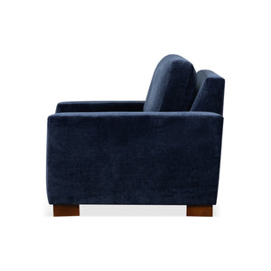Side view of Juno Ink Feather Blend Oversized Sofa