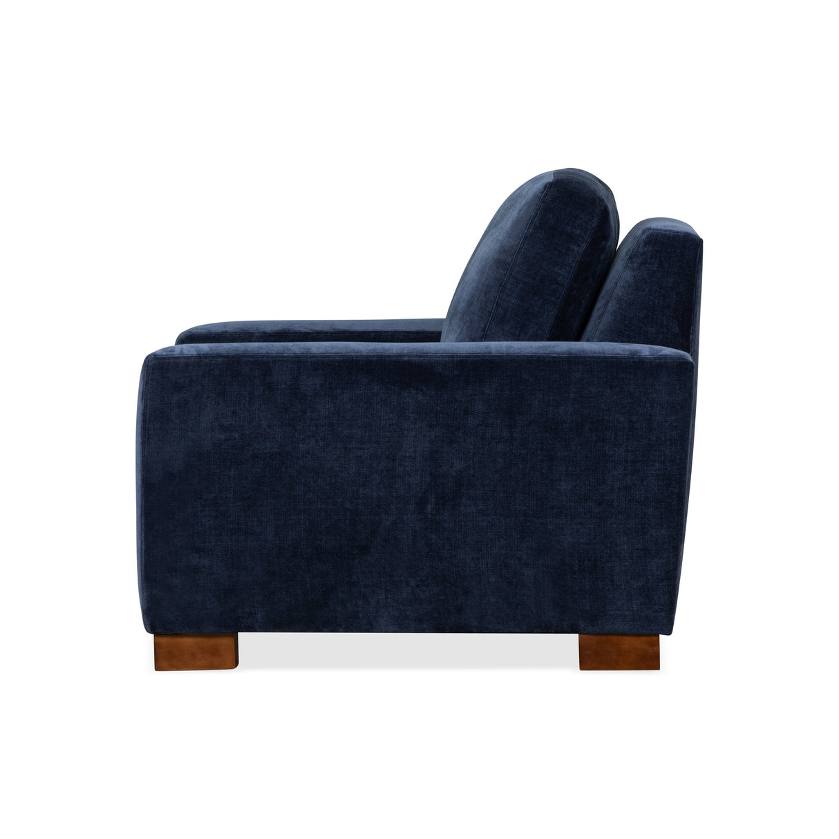 Side view of Juno Ink Feather Blend Chair