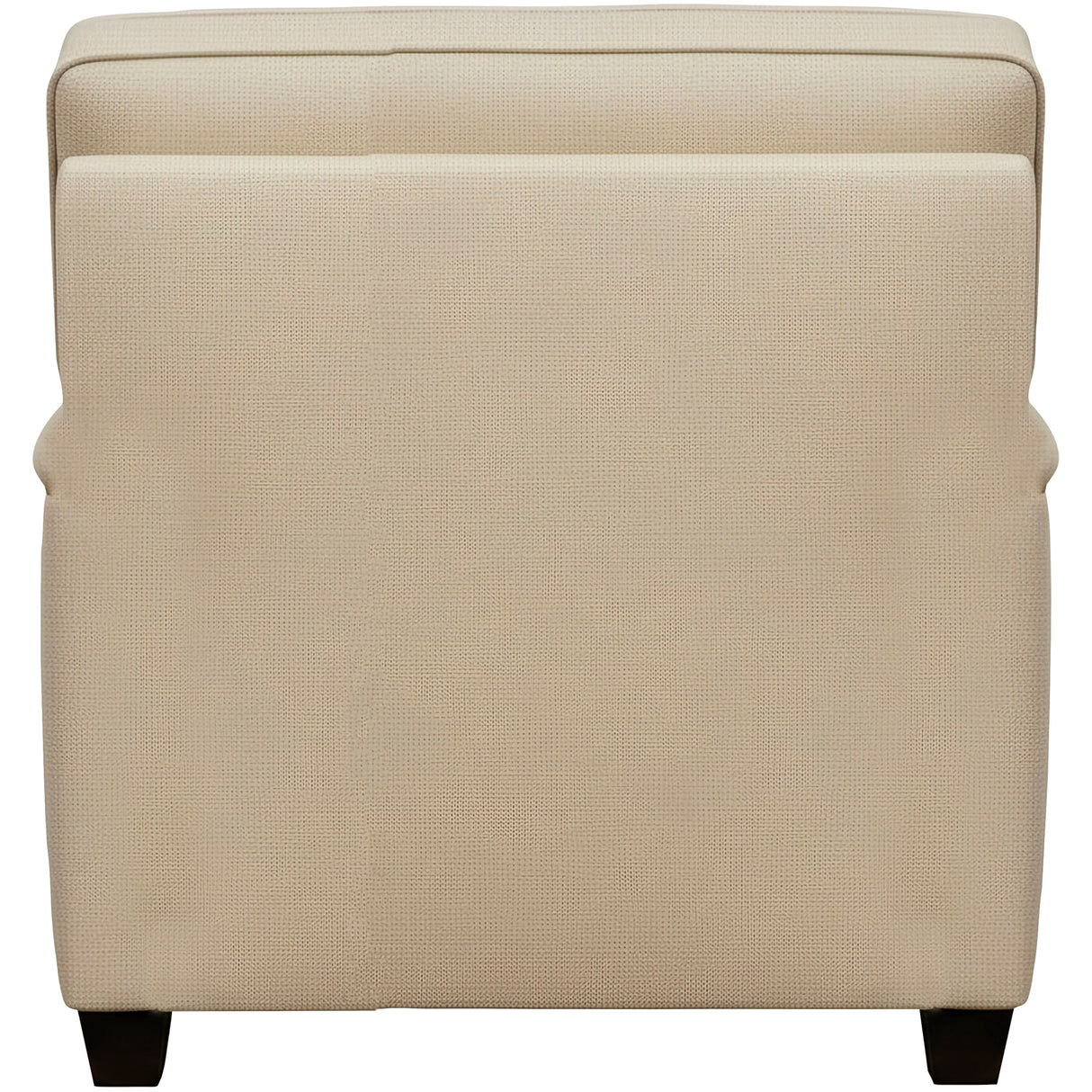 Back view of Warren Twine Feather Blend Nail Head Chair