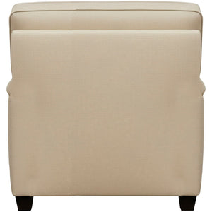 Back view of Warren Twine Feather Blend Nail Head Chair