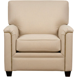 Warren Twine Feather Blend Nail Head Chair QK1104311