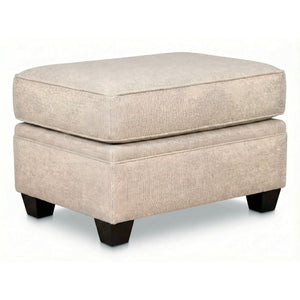 Front right view of Warren Twine Feather Blend Ottoman