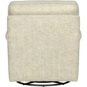 Back view of Warren Twine Feather Blend Swivel Chair