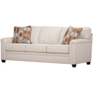Front right view of Warren Twine Feather Blend Queen Sofa Sleeper